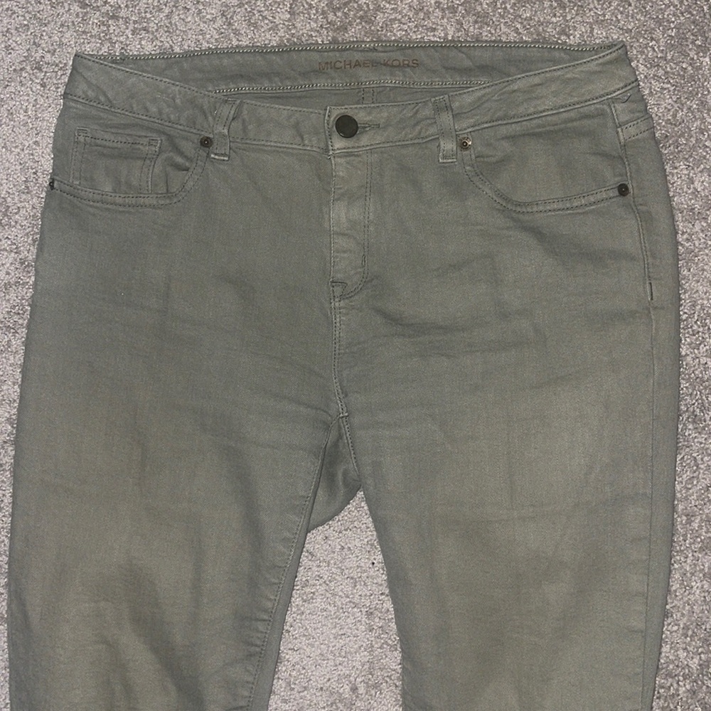 Michael Kors Gray Green Jeans